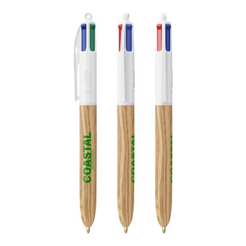 BIC® 4 Colours Wood Style vit-beige