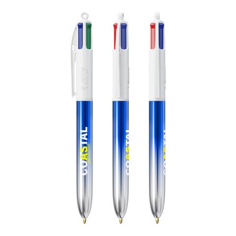 BIC® 4 Colours® Bicolor blå/ silver