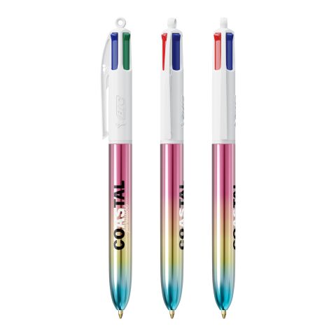 BIC® 4 Colours® Gradient rosaröd-gul-turkos