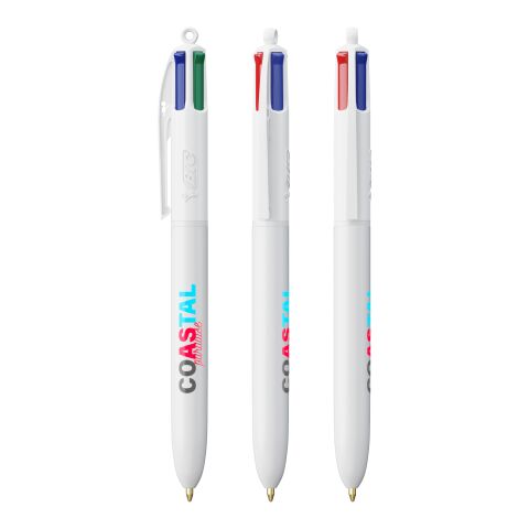 BIC® 4 Colours kulpenna vit