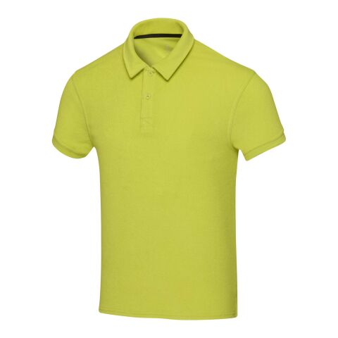 Akoya unisex polo av återvunnen frotté Limegrön | XXL