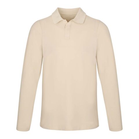 Oakville Langarm Poloshirt Sandstone | XS