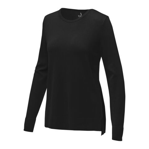 Merrit rundhalsad pullover dam svart | 2XL | Inget reklamtryck | Inte tillgängligt | Inte tillgängligt | Inte tillgängligt