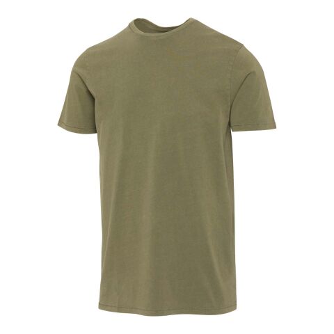 Nanaimo 160 g/m2 kortärmad tvättad T-shirt för herr Forest Green2 | XS