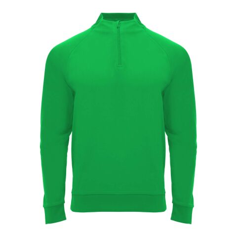 Epiro långärmad sweatshirt med kvartslång dragkedja för barn Ormbunkegrön | 4