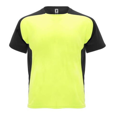 Bugatti kortärmad sport-T-shirt för barn Fluor Yellow-Svart | 4