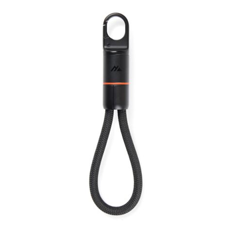 Nordic Drift Everest USB-C 60W snabbladdningskabel karbinhak svart