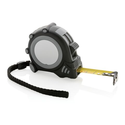 RCS återvunnen plast Grip 3M/16mm måttband grå-svart | Inget reklamtryck | Inte tillgängligt | Inte tillgängligt