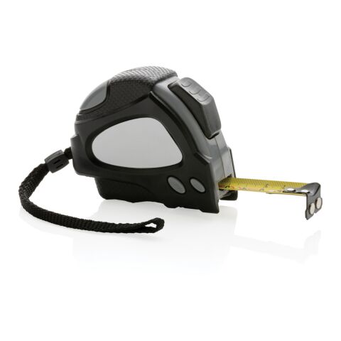 RCS återvunnen plast Auto stopp 5M/19mm måttband svart | Inget reklamtryck | Inte tillgängligt | Inte tillgängligt