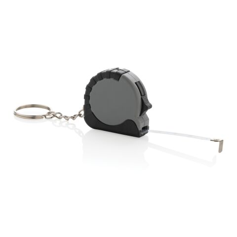 MeasureMate nyckelring med 1M måttband RCS återvunnen ABS grå | Inget reklamtryck | Inte tillgängligt | Inte tillgängligt