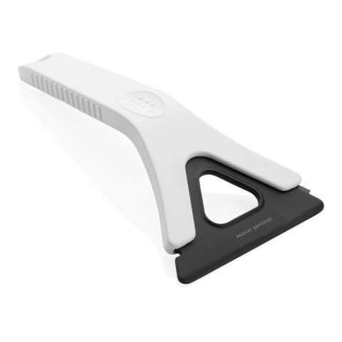 Polard 3-i-1 isskrapa RCS-certifierad återvunnen plast vit | Inget reklamtryck | Inte tillgängligt | Inte tillgängligt