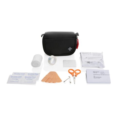 Postbart första hjälpen-set i RCS återvunnen nubuck PU svart | Inget reklamtryck | Inte tillgängligt | Inte tillgängligt