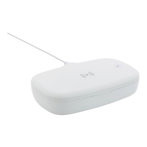 UV-C steriliseringsbox med 5W trådlös laddare vit | Inget reklamtryck | Inte tillgängligt | Inte tillgängligt