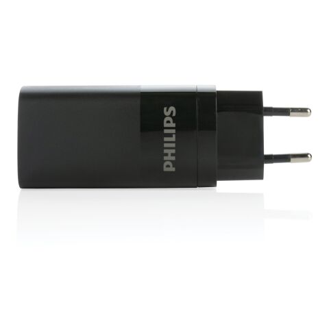 Philips 65W ultrasnabb PD 3-port USB-väggadapter svart | Inget reklamtryck | Inte tillgängligt | Inte tillgängligt