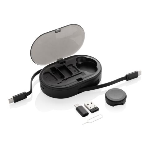 Chargevix Multifunktionell 60W laddning i RCS återv. plast svart | Inget reklamtryck | Inte tillgängligt | Inte tillgängligt