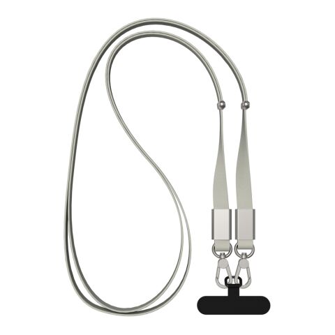 Nivo Crossbody lanyard i RCS återvunnen PET grå
