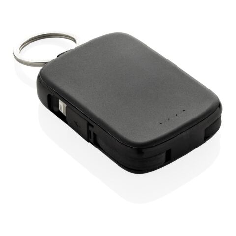 Nexo RCS nyckelringspowerbank 2000 mAh med integrerade kabla svart | Inget reklamtryck | Inte tillgängligt | Inte tillgängligt