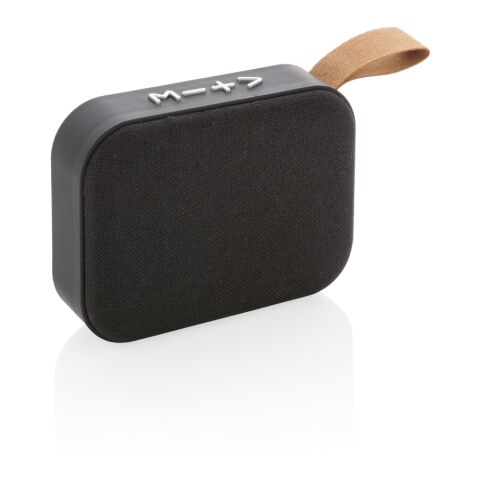 Fabric trendig högtalare svart-svart | Inget reklamtryck | Inte tillgängligt | Inte tillgängligt