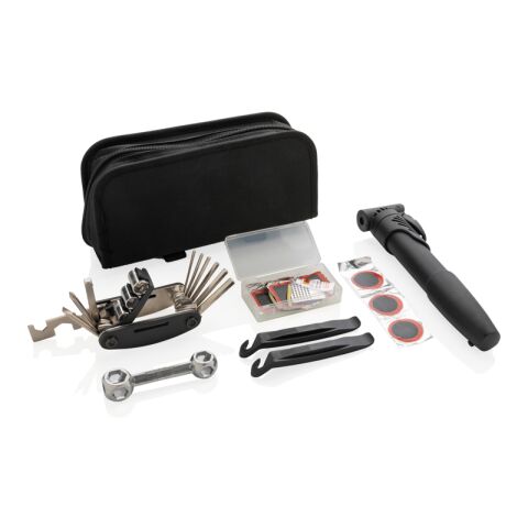 Reparationskit för cykel 17 delar svart | Inget reklamtryck | Inte tillgängligt | Inte tillgängligt