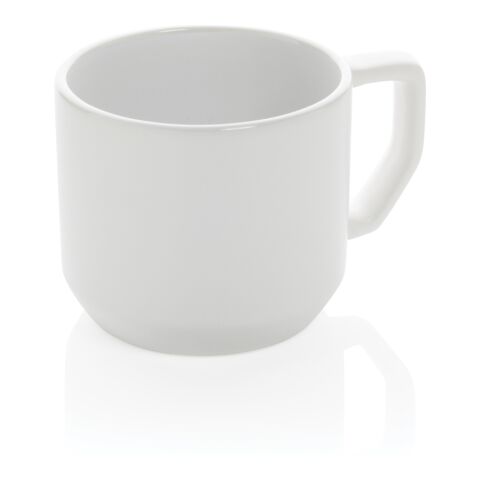 Keramikmugg modern vit-vit | Inget reklamtryck | Inte tillgängligt | Inte tillgängligt