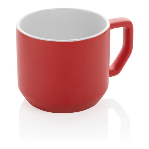 Keramikmugg modern röd | Inget reklamtryck | Inte tillgängligt | Inte tillgängligt