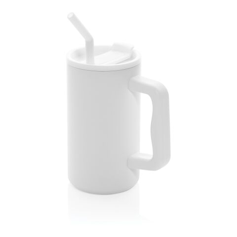 Cube RCS-certifierad kontorsmugg i återvunnet stål 800 ml. vit | Inget reklamtryck | Inte tillgängligt | Inte tillgängligt