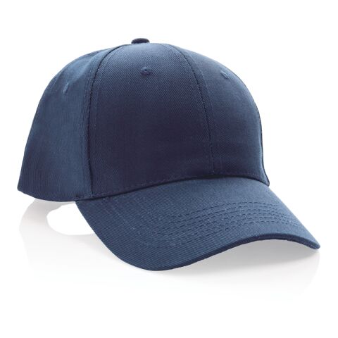 Impact 6 paneler keps, 280gr återvunnen bomull AWARE™ marinblå | Inget reklamtryck | Inte tillgängligt | Inte tillgängligt | Inte tillgängligt