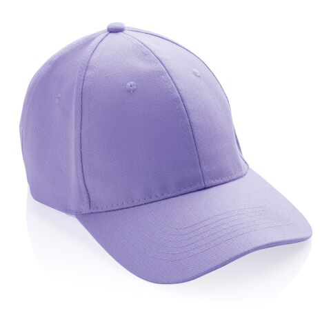 Impact 6 paneler keps, 280gr återvunnen bomull AWARE™ Lavendel