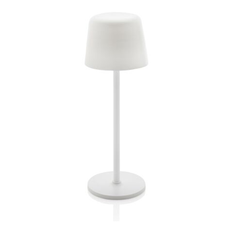 Zenic RCS återvunnen plast USB laddningsbar bordslampa vit | Inget reklamtryck | Inte tillgängligt | Inte tillgängligt