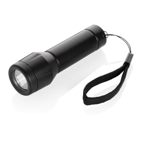 Flara RSC återvunnen plast ficklampa med USB-laddning svart | Inget reklamtryck | Inte tillgängligt | Inte tillgängligt