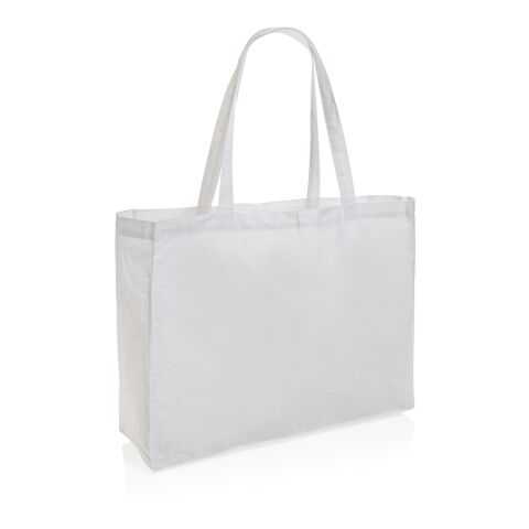 Impact AWARE™ shoppingkasse m. bälg, återvunnen bomull 145gr vit | Inget reklamtryck | Inte tillgängligt | Inte tillgängligt | Inte tillgängligt