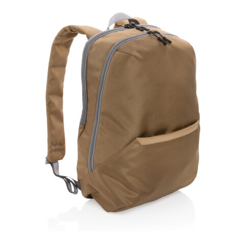 Impact AWARE™ 1200D 15.6'' modern laptopryggsäck brun-grå | Inget reklamtryck | Inte tillgängligt | Inte tillgängligt | Inte tillgängligt