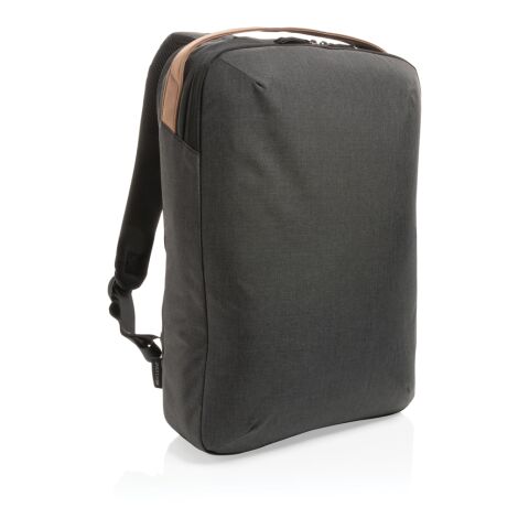 Impact AWARE™ 300D two tone lyxig 15.6" laptopryggsäck svart | Inget reklamtryck | Inte tillgängligt | Inte tillgängligt