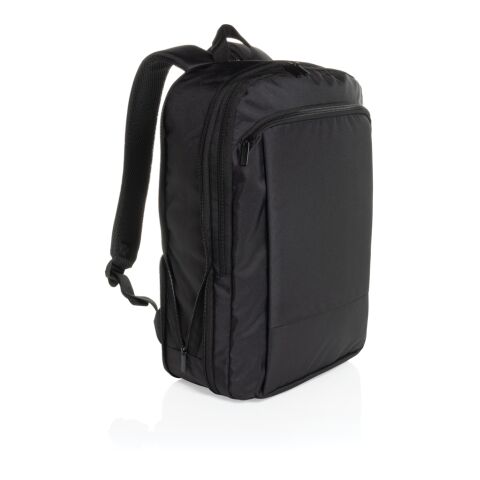Flexpack Aware™ RPET expanderbar smal 15,6 laptop ryggsäck svart