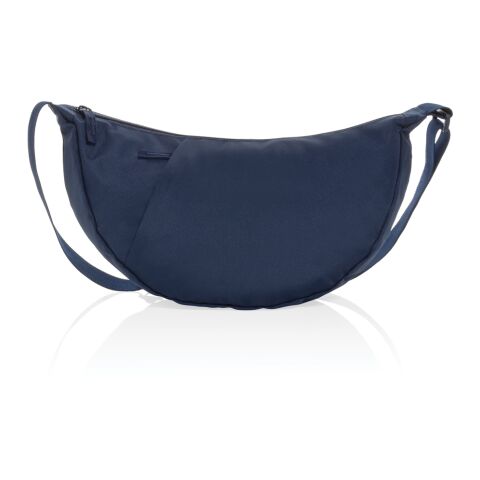 Crescent XL AWARE™ RPET slingväska marinblå | Inget reklamtryck | Inte tillgängligt | Inte tillgängligt | Inte tillgängligt