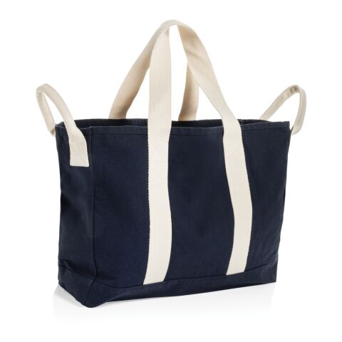 BEAU AWARE™ Strandväska 400 gsm återvunnen canvas marinblå