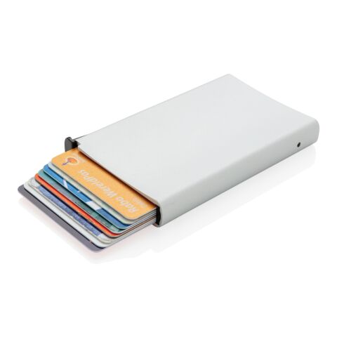 Standard aluminium RFID korthållare silver | Inget reklamtryck | Inte tillgängligt | Inte tillgängligt