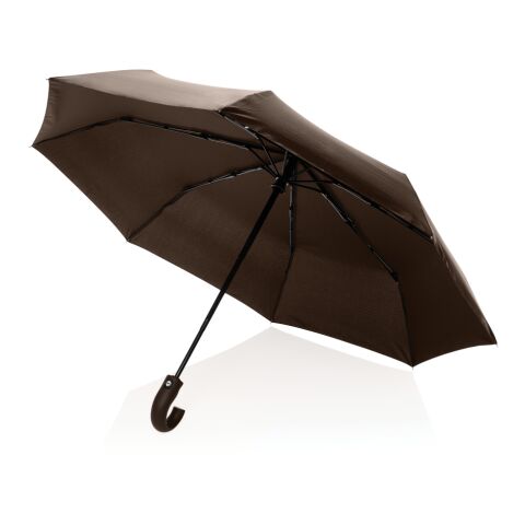 KENTO URBAN21" AWARE™ 190T RPET paraply auto öppn/stängn brun
