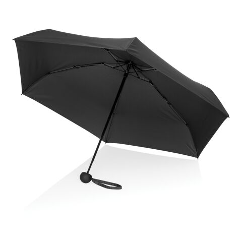 19,5” Aware™ RPET super mini manuell 190T Pongee paraply svart | Inget reklamtryck | Inte tillgängligt | Inte tillgängligt
