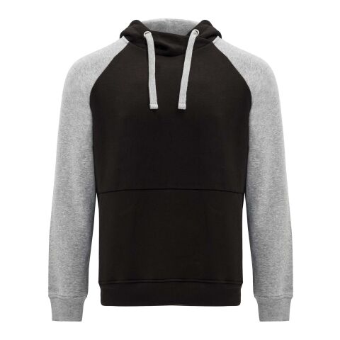 Badet tvåfärgad unisexhuvtröja Standard | Svart-Ljunggrå | M | Inget reklamtryck | Inte tillgängligt | Inte tillgängligt | Inte tillgängligt