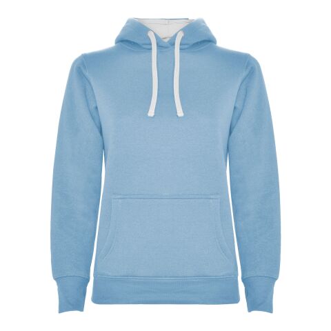 Urban hoodie för dam Himmelsblå-Vit | S