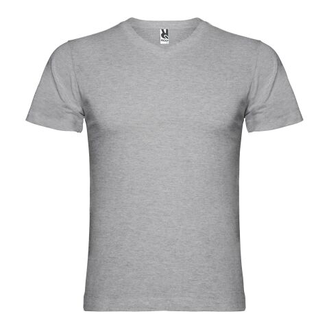 Samoyedo kortärmad v-ringad T-shirt för herr Marl Grey | L