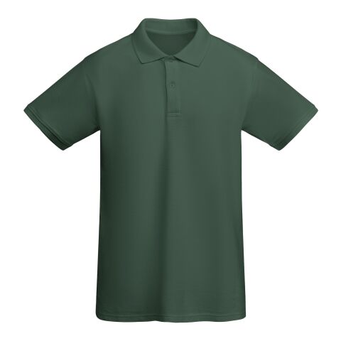 Prince kortärmad pikétröja för herr Buteljgrön | XL