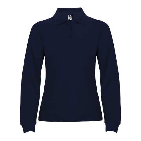 Estrella långärmad pikétröja för dam Standard | Navy Blue | roly-M | Inget reklamtryck | Inte tillgängligt | Inte tillgängligt | Inte tillgängligt