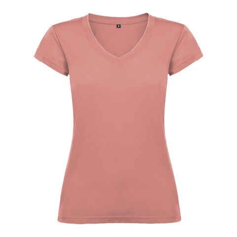 Victoria kortärmad v-ringad T-shirt för dam Standard | Clay Orange | roly-L | Inget reklamtryck | Inte tillgängligt | Inte tillgängligt | Inte tillgängligt