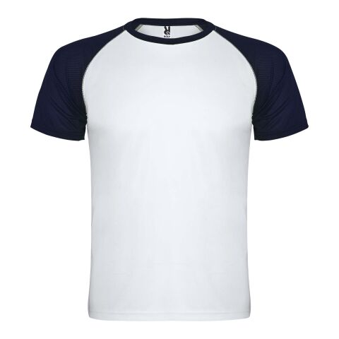 Indianapolis kortärmad unisex sport-T-shirt Standard | Vit-Navy Blue | roly- | Inget reklamtryck | Inte tillgängligt | Inte tillgängligt | Inte tillgängligt