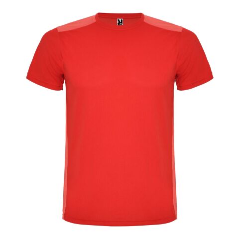 Detroit kortärmad unisex sport-T-shirt Röd | M