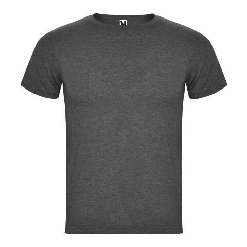 Fox kortärmad T-shirt för herr Svartmelerad | XL