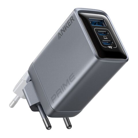 Anker Prime laddare (100W, 3 Ports, GaN) grå