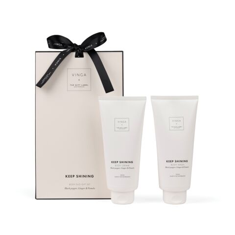 VINGA x TGL duo gåvoset vit-svart